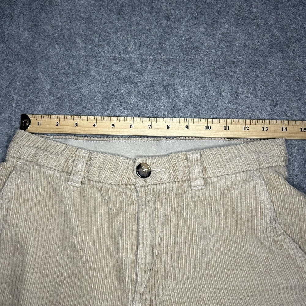 Patagonia Women's 28x26 Khaki Corduroy Pants Loose Tapered Fit - Picture 3 of 13